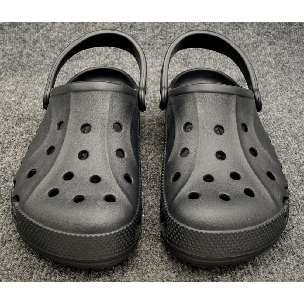 Crocs Baya Clog Black Mens 7 Womens 9 M7 W9 Slip On Comfort Sandals Shoes